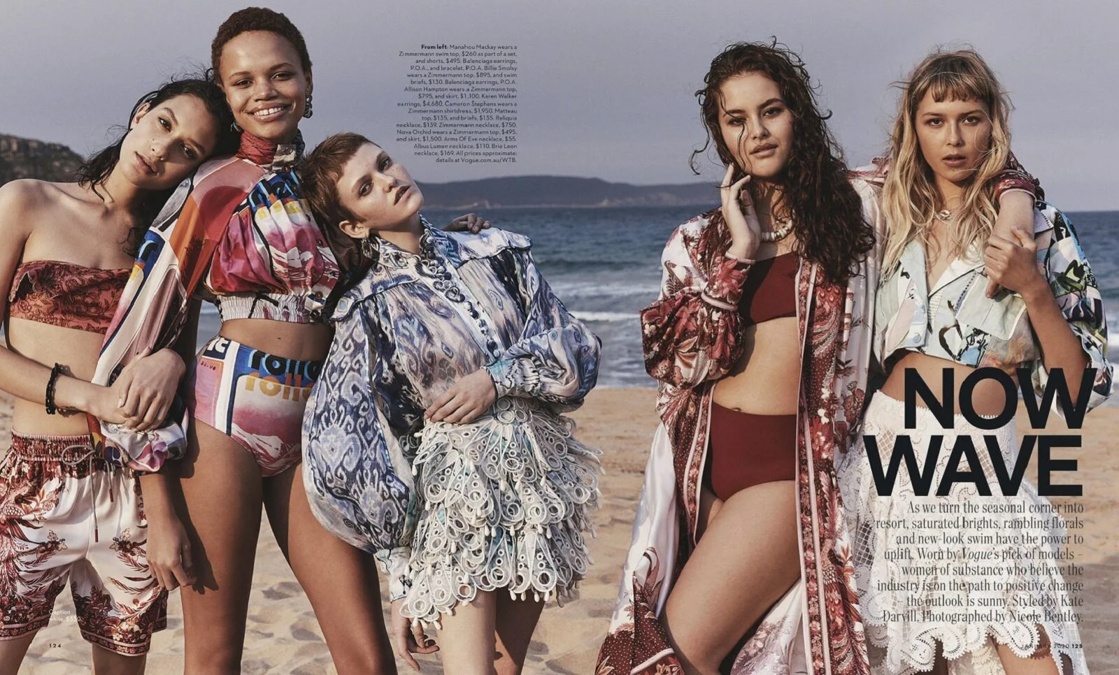 Nicole Bentley Eyes Spring's 'New Wave' Style Vogue Australia